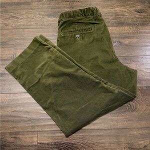 Lands’ End Olive Corduroy Pants - 38